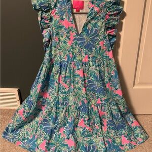 Lilly Pulitzer Dress in Blue and Pink Floral